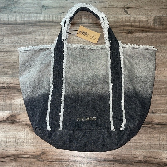 Steve Madden Denim Tote - Picture 1 of 16